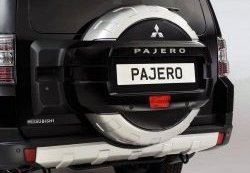 3 579 р. Чехол (кожух) запасного колеса Стандартный Mitsubishi Pajero 4 V80 дорестайлинг (2006-2011) (Неокрашенный)  с доставкой в г. Майкоп. Увеличить фотографию 6