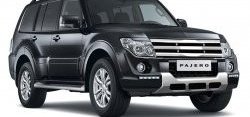 15 699 р. Накладка на передний бампер BROOMER Design Mitsubishi Pajero 4 V80 3 дв. 1-ый рестайлинг (2011-2014) (Неокрашенная)  с доставкой в г. Майкоп. Увеличить фотографию 6
