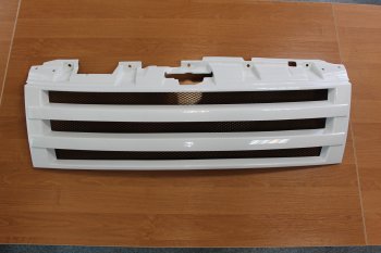 8 199 р. Решётка радиатора BROOMER Design Mitsubishi Pajero 4 V80 дорестайлинг (2006-2011) (Неокрашенная)  с доставкой в г. Майкоп. Увеличить фотографию 7