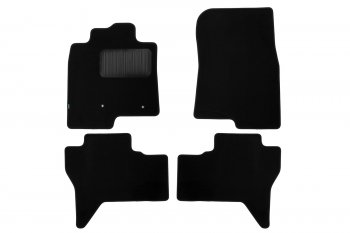 Текстильные коврики салона Klever Premium Mitsubishi Pajero 4 V90 дорестайлинг (2006-2011) (Черные)