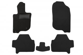 Текстильные коврики салона Klever Premium Mitsubishi Pajero 4 V90 дорестайлинг (2006-2011) (Черные)