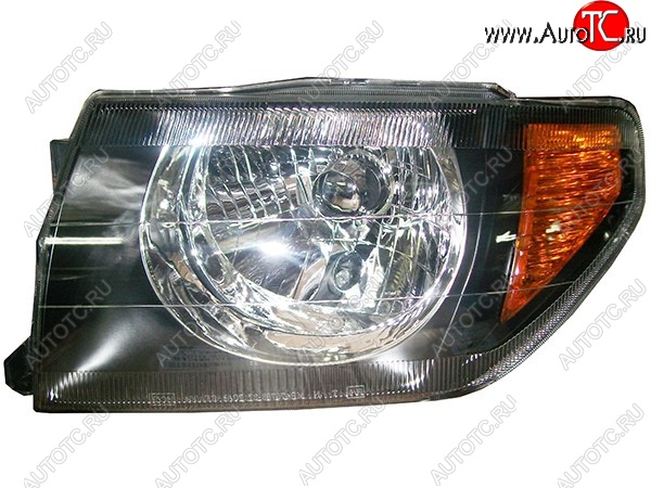 6 649 р. Левая фара (чёрная) SAT Mitsubishi Pajero iO (1998-2007)  с доставкой в г. Майкоп