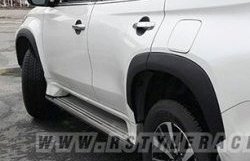 18 199 р. Накладки на колёсные арки CT Mitsubishi Pajero Sport QE дорестайлинг (2015-2021) (Неокрашенные)  с доставкой в г. Майкоп. Увеличить фотографию 3
