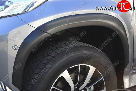 18 199 р. Накладки на колёсные арки CT Mitsubishi Pajero Sport QE дорестайлинг (2015-2021) (Неокрашенные)  с доставкой в г. Майкоп