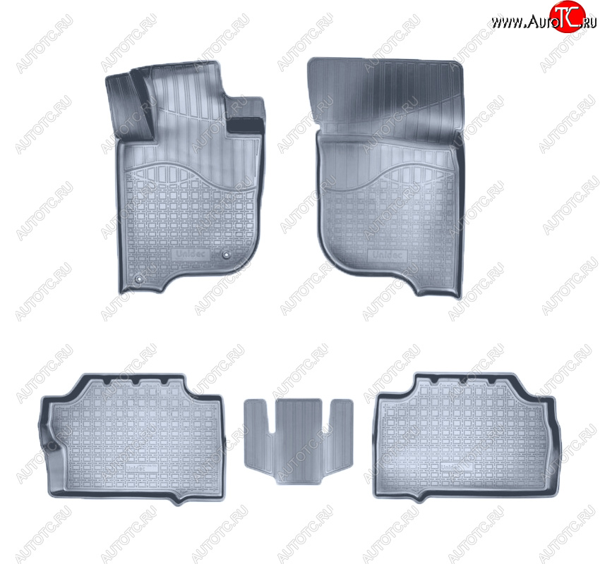 3 199 р. Коврики салона Norplast Unidec  Mitsubishi Pajero Sport  QE (2015-2021) дорестайлинг (Цвет: серый)  с доставкой в г. Майкоп
