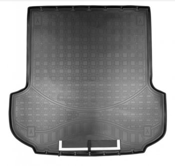 Коврик в багажник Norplast Unidec Mitsubishi Pajero Sport  QE (2015-2021) дорестайлинг (Черный с фартуком)