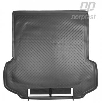 Коврик багажника Norplast Mitsubishi Pajero Sport PB дорестайлинг (2008-2013) (Черный, с погрузочным ковриком (фартуком))