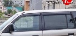 Комплект дефлекторов окон (ветровиков) 4 шт. Russtal Mitsubishi Pajero Sport PA рестайлинг (2004-2008)