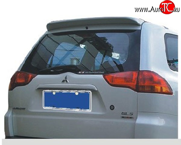 5 449 р. Спойлер M-VRS Mitsubishi Pajero Sport PB рестайлинг (2013-2017) (Со стоп.сигналом, Неокрашенный)  с доставкой в г. Майкоп