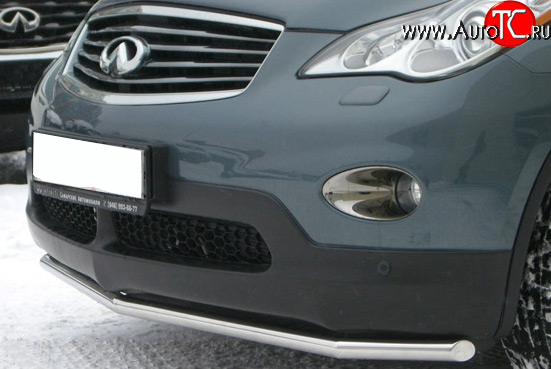 14 399 р. Защита переднего бампера (Ø42 мм, нержавейка) SLITKOFF  INFINITI EX35  J50 (2007-2013)  с доставкой в г. Майкоп