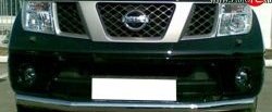 15 249 р. Одинарная защита переднего бампера SLITKOFF диаметром 76 мм Nissan Pathfinder R51 дорестайлинг (2004-2007)  с доставкой в г. Майкоп. Увеличить фотографию 4