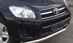 Защита переднего бампера (Ø76 мм, нержавейка) SLITKOFF Toyota RAV4  XA30 (2008-2010) 5 дв. 1-ый рестайлинг