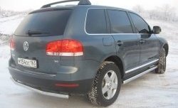 7 849 р. Защита заднего бампера Volkswagen Touareg GP дорестайлинг (2002-2007)  с доставкой в г. Майкоп. Увеличить фотографию 2