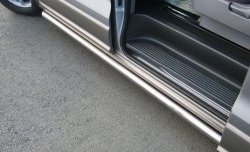 91 999 р. Защита порогов Russtal Hyundai Starex/Grand Starex/H1 TQ рестайлинг (2014-2018) (Защита порогов с со скосами на торцах (вариант 1))  с доставкой в г. Майкоп. Увеличить фотографию 5