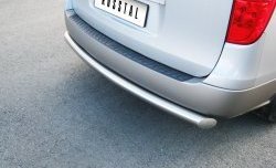 17 449 р. Защита заднего бампера (Ø76 мм, нержавейка) SLITKOFF  Hyundai Starex/Grand Starex/H1  TQ (2007-2018) дорестайлинг, рестайлинг  с доставкой в г. Майкоп. Увеличить фотографию 5