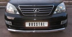 18 449 р. Одинарная защита переднего бампера SLITKOFF 76 мм Lexus GX470 J120 дорестайлинг (2002-2007)  с доставкой в г. Майкоп. Увеличить фотографию 2