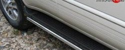 14 999 р. Защита порогов (Ø42 мм, нержавейка) SLITKOFF  Lexus LX470  J100 (1998-2002) дорестайлинг  с доставкой в г. Майкоп. Увеличить фотографию 2