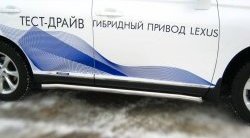 19 999 р. Защита порогов SLITKOFF из круглой трубы диаметром 63 мм Lexus RX350 AL10 дорестайлинг (2008-2012)  с доставкой в г. Майкоп. Увеличить фотографию 3