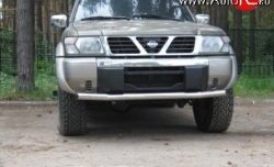 15 249 р. Одинарная защита переднего бампера SLITKOFF диаметром 70 мм Nissan Patrol 5 Y61 дорестайлинг (1997-2001)  с доставкой в г. Майкоп. Увеличить фотографию 3