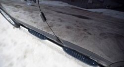 83 999 р. Защита порогов Russtal из трубы d76 мм с пластиковыми вставками для ног Nissan Qashqai 1 J10 рестайлинг (2010-2013) (Защита порогов с со скосами на торцах (вариант 1))  с доставкой в г. Майкоп. Увеличить фотографию 2