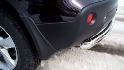 15 249 р. Защита заднего бампера (Ø63 мм, нержавейка) SLITKOFF  Nissan Qashqai  1 (2010-2013) J10 рестайлинг  с доставкой в г. Майкоп. Увеличить фотографию 3