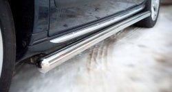 70 999 р. Защита порогов Russtal из круглой трубы диаметром 63 мм Peugeot 3008 рестайлинг (2013-2017) (Защита порогов с со скосами на торцах (вариант 1))  с доставкой в г. Майкоп. Увеличить фотографию 6