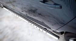16 649 р. Защита порогов Russtal из овальной трубы с проступью Peugeot 3008 рестайлинг (2013-2017)  с доставкой в г. Майкоп. Увеличить фотографию 4