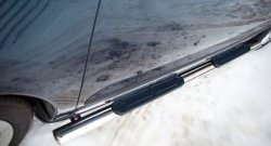 20 999 р. Защита порогов Russtal из овальной трубы с пластиковыми накладками для ног Peugeot 3008 рестайлинг (2013-2017)  с доставкой в г. Майкоп. Увеличить фотографию 2