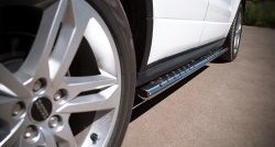 16 649 р. Защита порогов Russtal из овальной трубы с проступью (Dynamic) Land Rover Range Rover Evoque 1 L538 дорестайлинг 5 дв. (2011-2015)  с доставкой в г. Майкоп. Увеличить фотографию 3