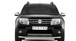 9 799 р. Одинарная защита переднего бампера Petroil Tuning диаметром 63 мм Renault Duster HS дорестайлинг (2010-2015)  с доставкой в г. Майкоп. Увеличить фотографию 2