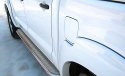 24 649 р. Широкая защита порогов SLITKOFF Toyota Hilux AN20,AN30  2-ой рестайлинг (2011-2016)  с доставкой в г. Майкоп. Увеличить фотографию 3