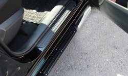 83 999 р. Защита порогов Russtal из трубы d76 мм с пластиковыми вставками для ног Toyota RAV4 XA30 5 дв. удлиненный 2-ой рестайлинг (2010-2013) (Защита порогов с со скосами на торцах (вариант 1))  с доставкой в г. Майкоп. Увеличить фотографию 2