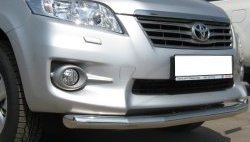 10 349 р. Одинарная защита переднего бампера Russtal 63 мм Toyota RAV4 XA30 5 дв. 2-ой рестайлинг (2010-2013)  с доставкой в г. Майкоп. Увеличить фотографию 2