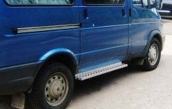 5 699 р. Широкая защита порогов (нержавейка/сталь) ГАЗ Соболь 2752 дорестайлинг цельнометаллический фургон (1998-2002)  с доставкой в г. Майкоп. Увеличить фотографию 6