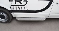 29 599 р. Широкая защита порогов SLITKOFF Volkswagen Transporter T5 дорестайлинг (2003-2009)  с доставкой в г. Майкоп. Увеличить фотографию 2
