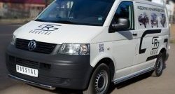 15 799 р. Одинарная защита переднего бампера SLITKOFF диаметром 63 мм Volkswagen Transporter T5 дорестайлинг (2003-2009)  с доставкой в г. Майкоп. Увеличить фотографию 4