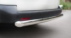 16 599 р. Защита заднего бампера (Ø76 мм, нержавейка) SLITKOFF  Volkswagen Transporter  T5 (2003-2009) дорестайлинг  с доставкой в г. Майкоп. Увеличить фотографию 3