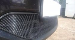 2 089 р. Сетка на бампер Russtal (черная) Nissan Qashqai 2 J11 рестайлинг (2017-2022)  с доставкой в г. Майкоп. Увеличить фотографию 5
