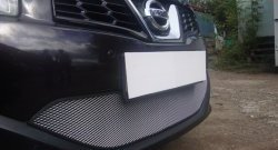 1 539 р. Сетка на бампер Russtal (хром) Nissan Qashqai 2 J11 рестайлинг (2017-2022)  с доставкой в г. Майкоп. Увеличить фотографию 7
