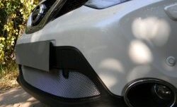 1 539 р. Сетка на бампер Russtal (хром) (для авто с парктроником) Nissan Qashqai 2 J11 рестайлинг (2017-2022)  с доставкой в г. Майкоп. Увеличить фотографию 2