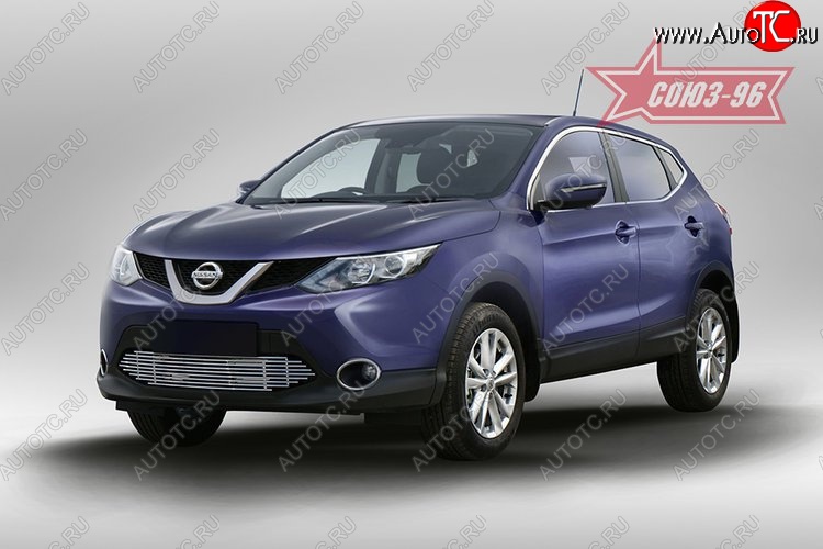 5 624 р. Декоративный элемент воздухозаборника Souz-96 (d10) Nissan Qashqai 2 J11 рестайлинг (2017-2022)  с доставкой в г. Майкоп