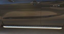 24 649 р. Широкая защита порогов SLITKOFF  Nissan Qashqai  2 (2013-2019) J11 дорестайлинг  с доставкой в г. Майкоп. Увеличить фотографию 2