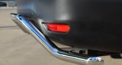 14 399 р. Защита заднего бампера (Ø42 мм волна, нержавейка) SLITKOFF  Nissan Qashqai  2 (2013-2019) J11 дорестайлинг  с доставкой в г. Майкоп. Увеличить фотографию 3