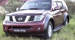 17 849 р. Расширители арок RA (комплект)  Nissan Pathfinder  R51 (2004-2014) дорестайлинг, рестайлинг (Поверхность глянец (под окраску), Неокрашенные)  с доставкой в г. Майкоп. Увеличить фотографию 2