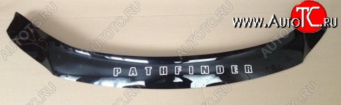 1 199 р. Дефлектор капота Russtal Nissan Pathfinder R51 рестайлинг (2009-2014)  с доставкой в г. Майкоп