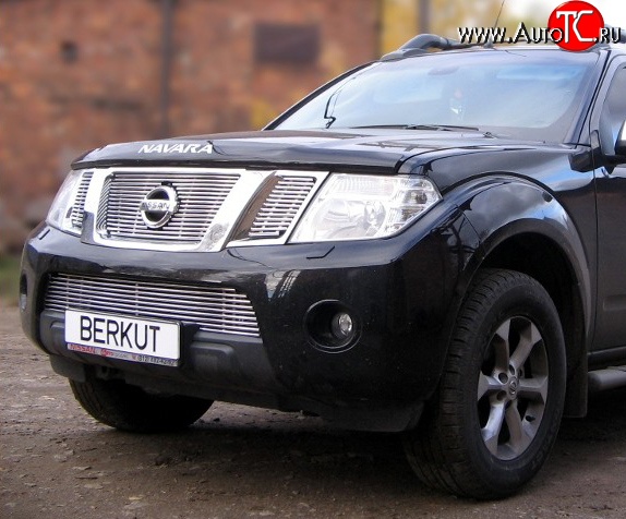 6 799 р. Декоративная вставка решетки радиатора Berkut Nissan Pathfinder R51 рестайлинг (2009-2014)  с доставкой в г. Майкоп