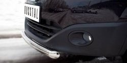 15 249 р. Одинарная защита переднего бампера диаметром 63 мм SLITKOFF Nissan Qashqai +2 1 J10 рестайлинг (2010-2014)  с доставкой в г. Майкоп. Увеличить фотографию 3