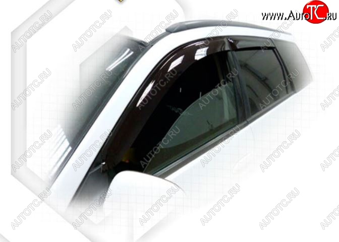 1 899 р. Дефлектора окон CA-Plastic  Nissan Wingroad  2 Y11 (2001-2005) рестайлинг универсал (Classic полупрозрачный, Без хром.молдинга)  с доставкой в г. Майкоп