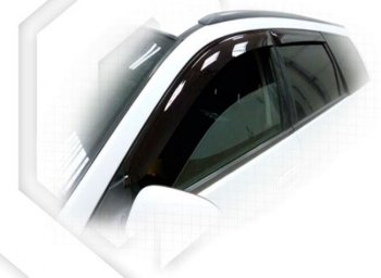 Дефлектора окон CA-Plastiс Nissan AD  Y11 (1999-2008) (Classic полупрозрачный, Без хром.молдинга)