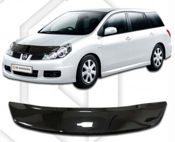 Дефлектор капота CA-Plastic Nissan AD  Y12 (2006-2016) дорестайлинг